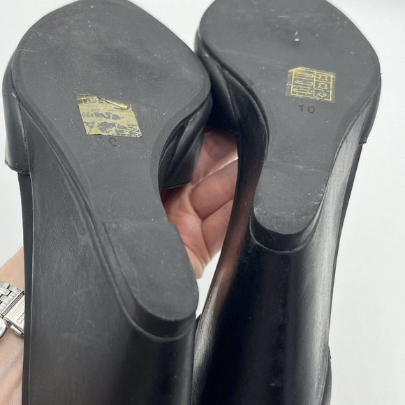 Jeffrey Campbell Tatum Wedge Heel Leather Ankle Strap Shoe - Picture 7 of 12